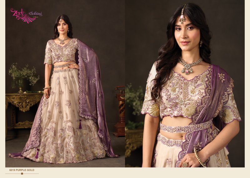 Lashkara by Zeel Fendy Silk With Sequence Work Lehenga Choli